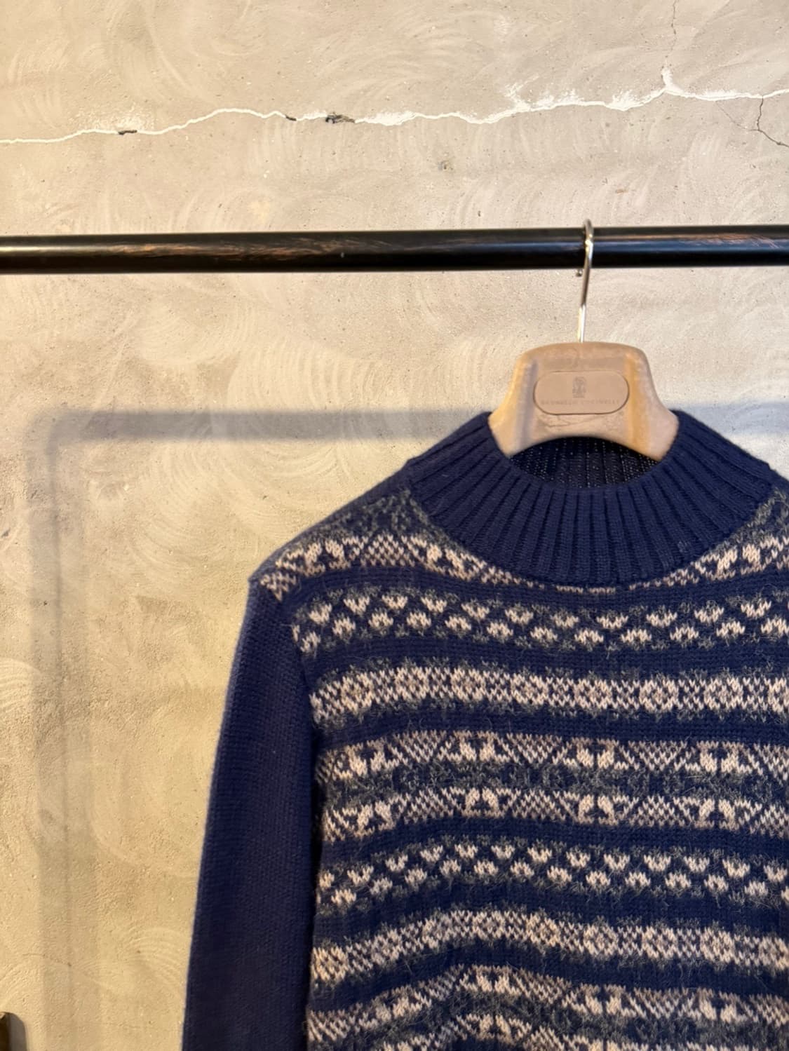 아페쎄 모호크넥 페어아일 니트 100 상품이미지2