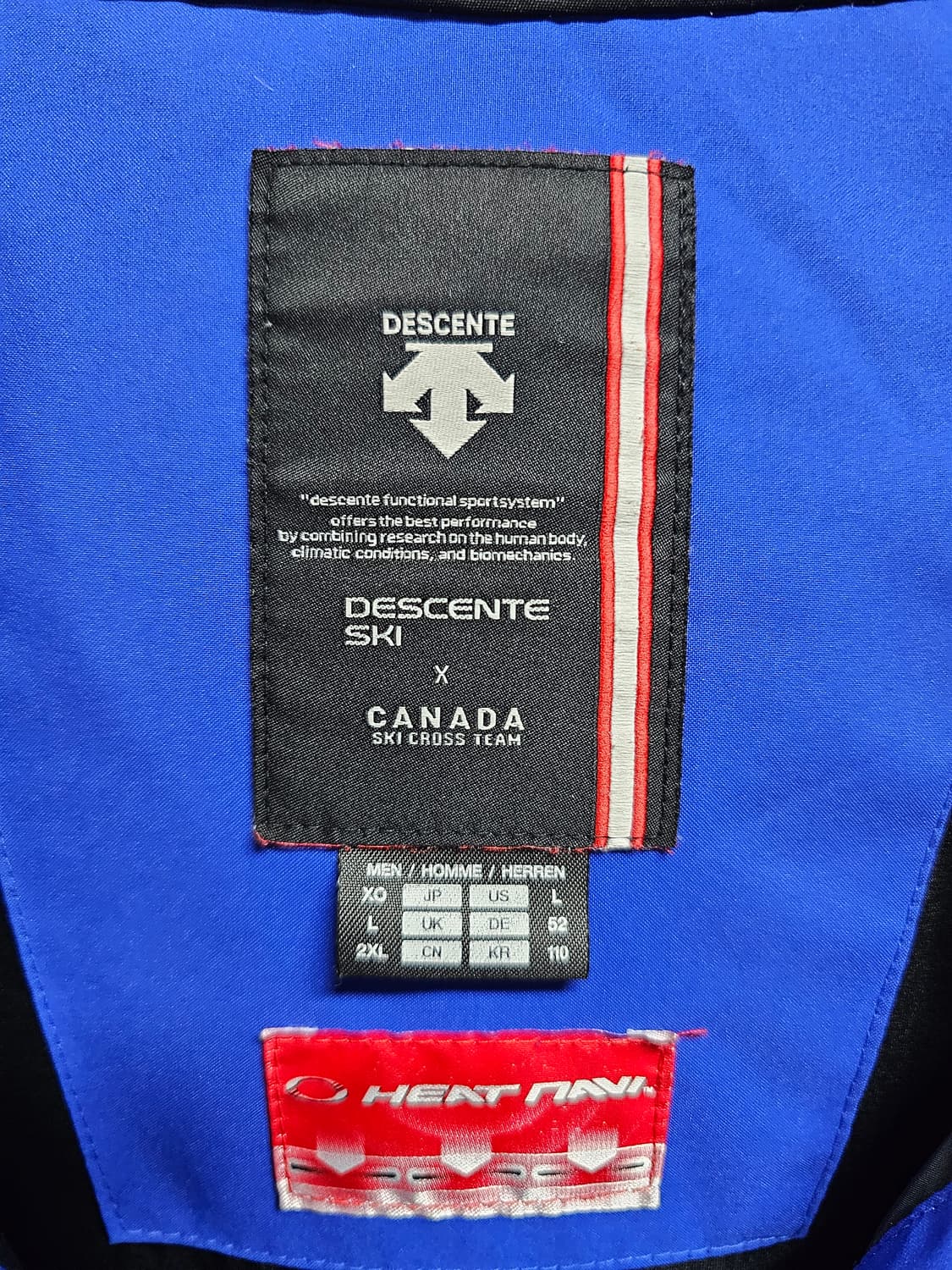 데상트 캐나다스키팀 덕다운패딩조끼 2XL 상품이미지3