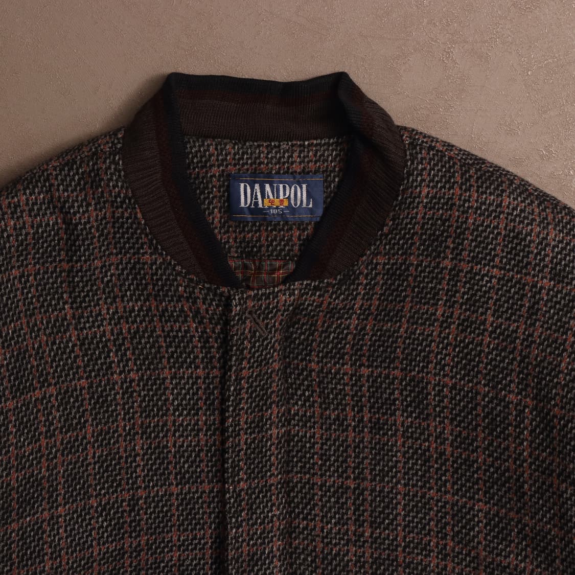 90's 빈티지 울 블루종 봄버자켓 A1694 상품이미지2