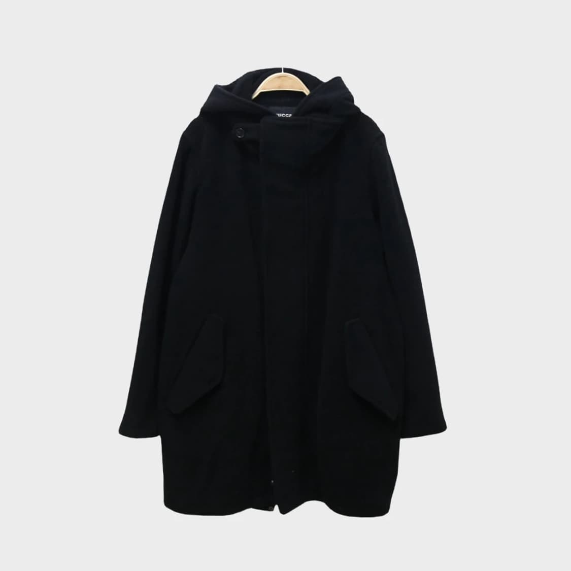 주카 Y2K 울 혼방 후드 코트 60448 상품이미지1