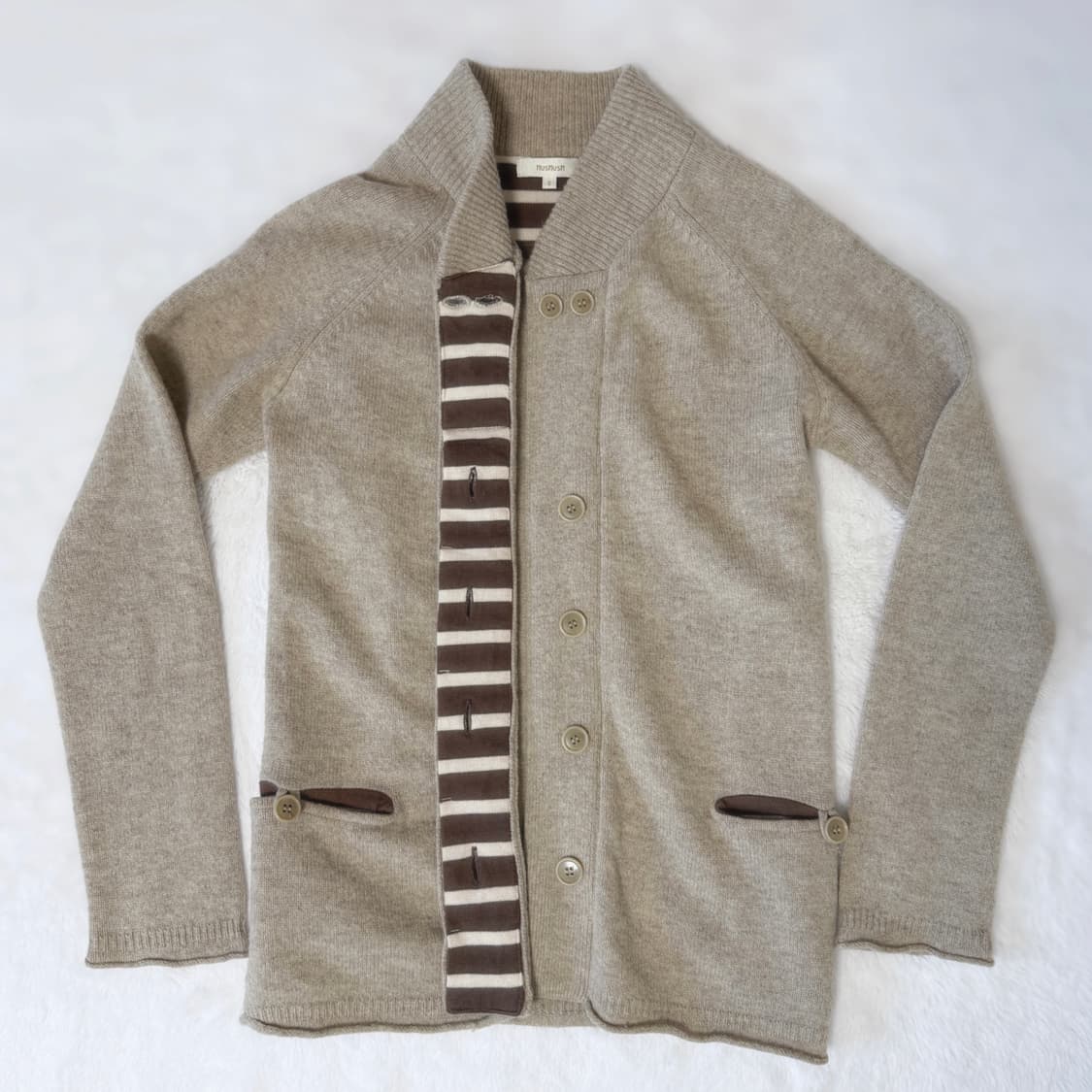 HushHush 라떼갸루 모리걸 하구미 스즈코 도토리 가디건 상품이미지1
