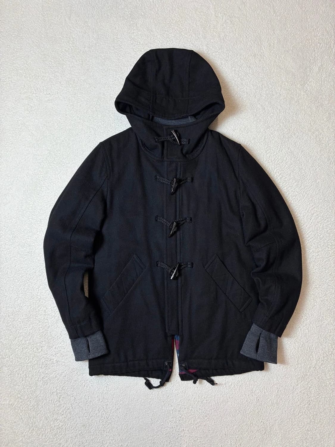 게스 10's 유틸리티 피쉬테일 울 후디 더플 자켓 PN6743 상품이미지1