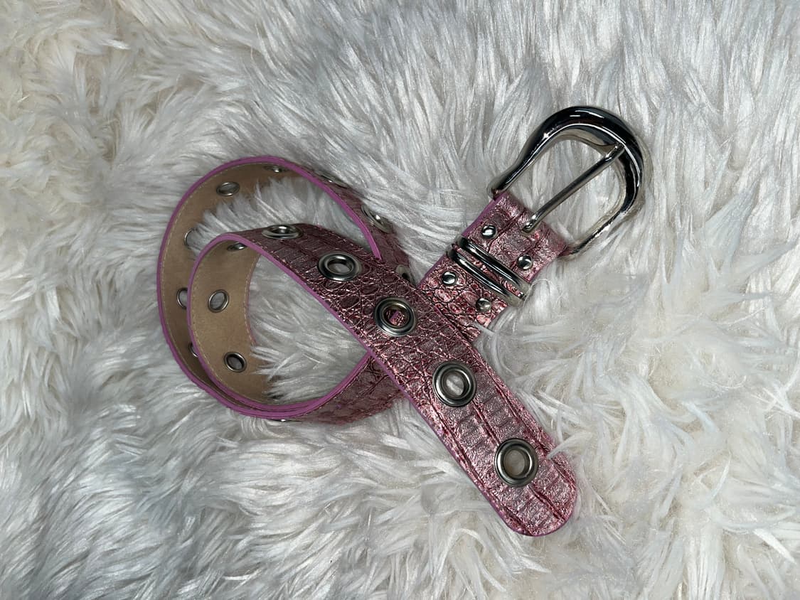 Japan Vintage Pink Belt 상품이미지3