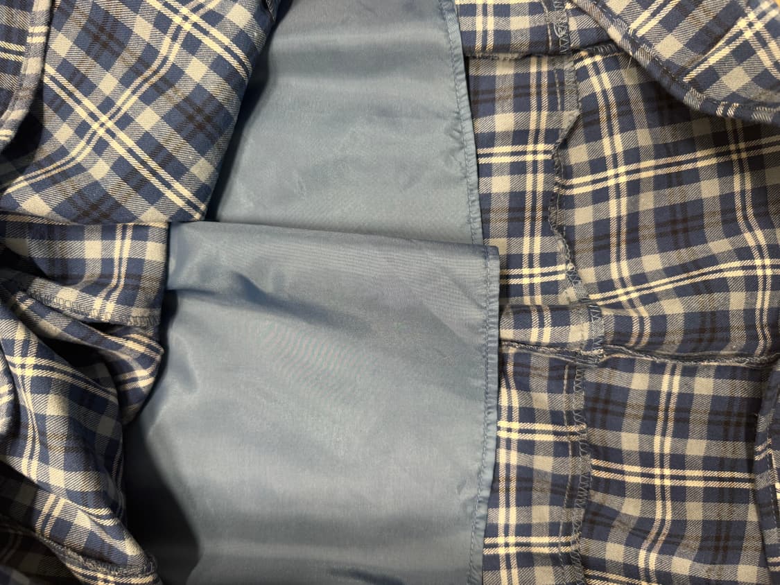 RENSE 렌세 체크 스커트 OS 상품이미지5