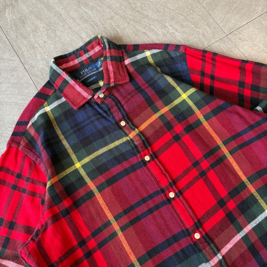 폴로 국내 정품 플란넬 해비 코튼 셔츠 상품이미지2