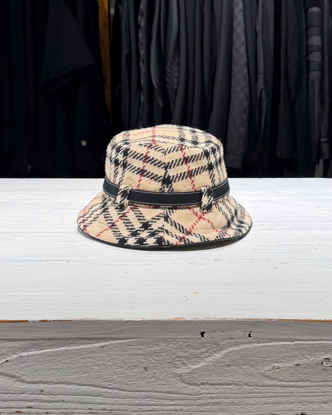 버버리 베이지 노바체크 울 버킷햇 상품이미지5