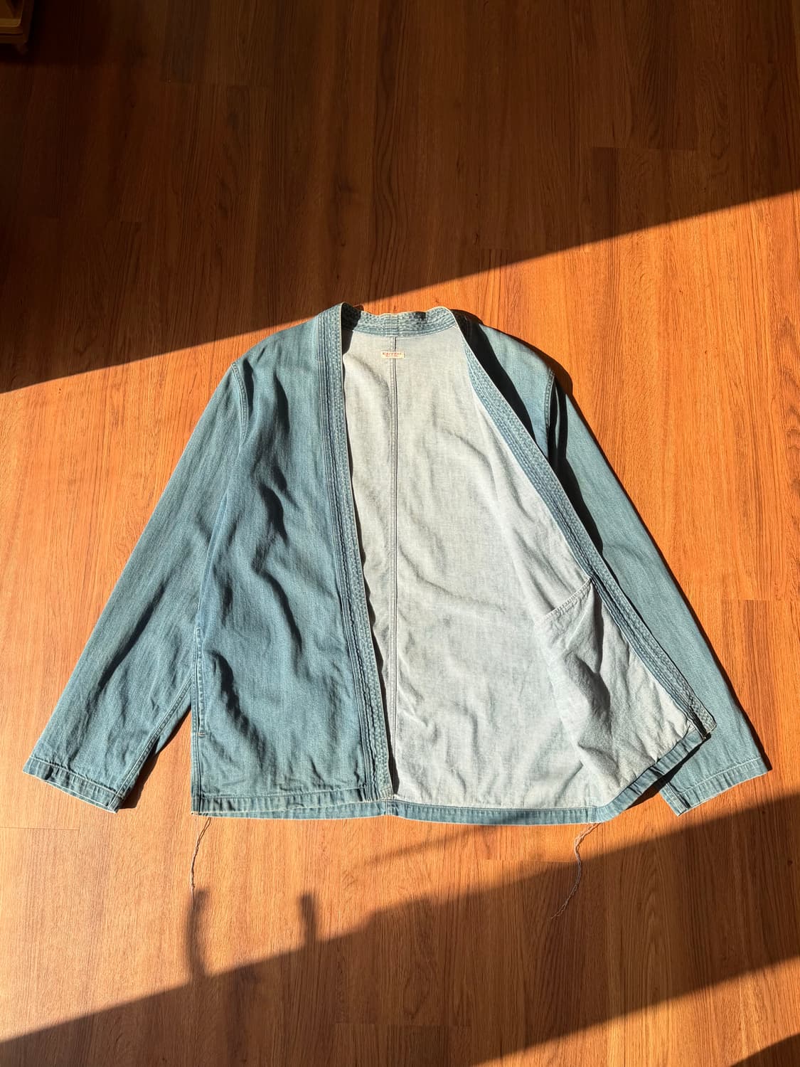 캐피탈 8oz 데님 카카시 셔츠 가디건 상품이미지2