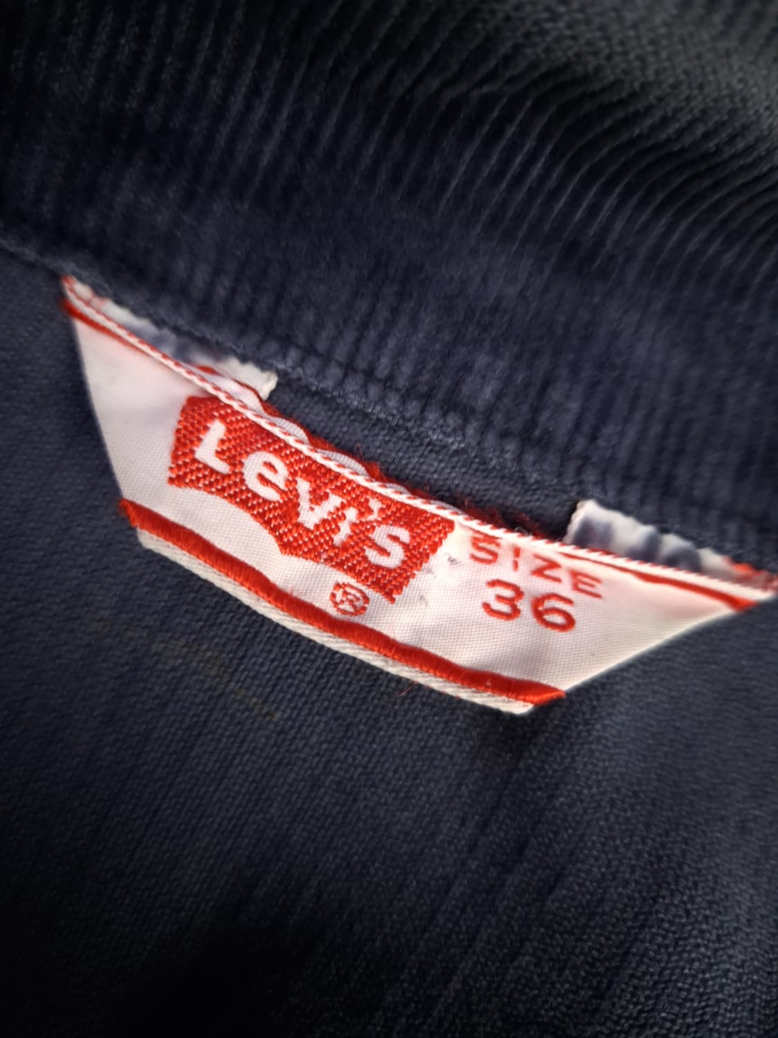 오리지날 미국제조 80's 리바이스 코듀로이 트러커자켓 상품이미지3