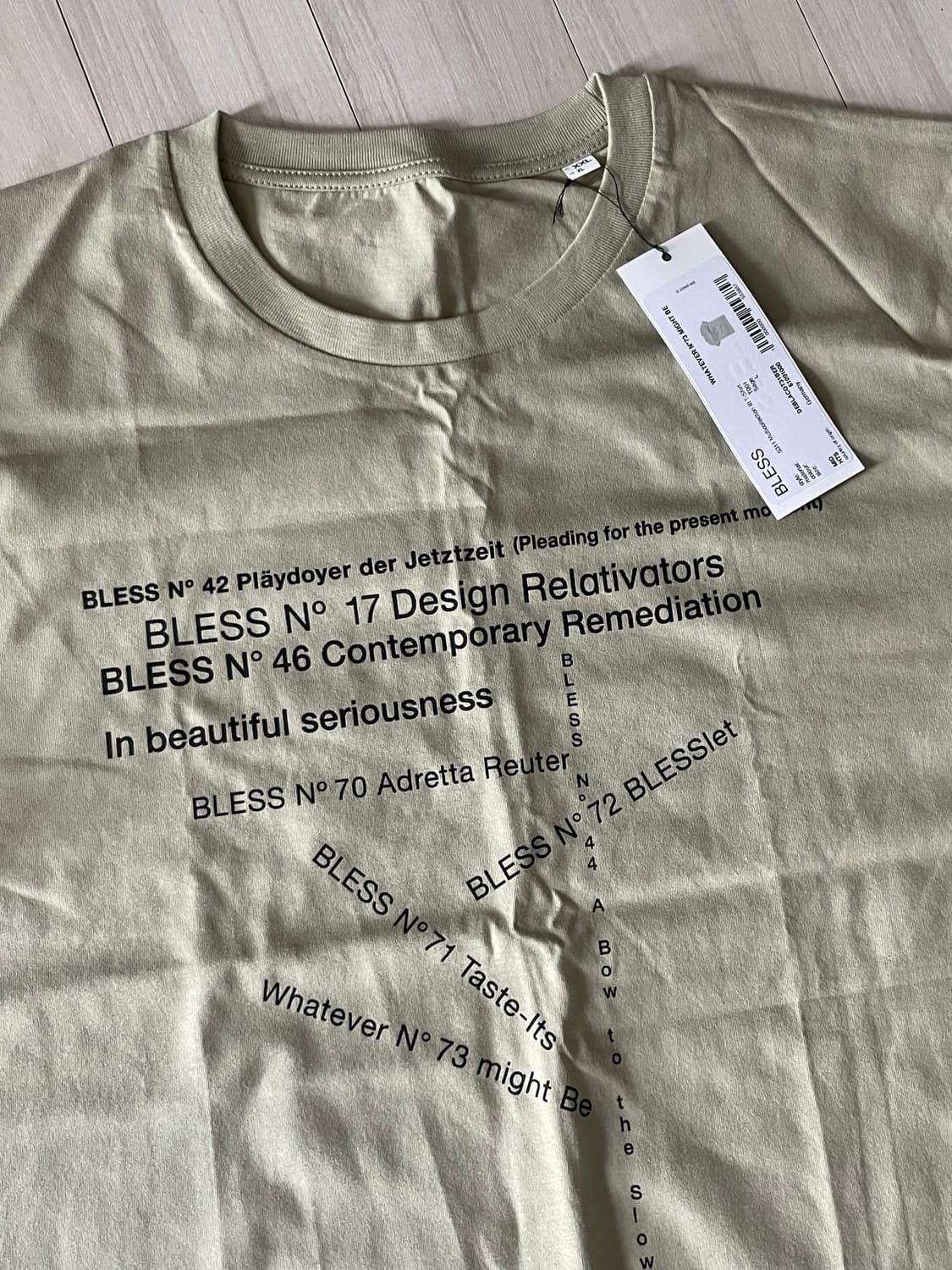 BLESS 블레스 멀티컬렉션 III 티셔츠 L 새상품 상품이미지3