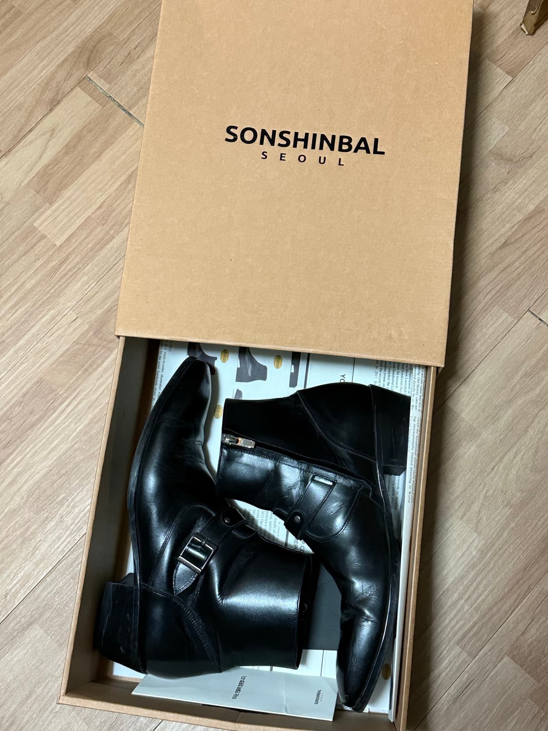 손신발 2259-13 웨스턴 버클 부츠 상품이미지1