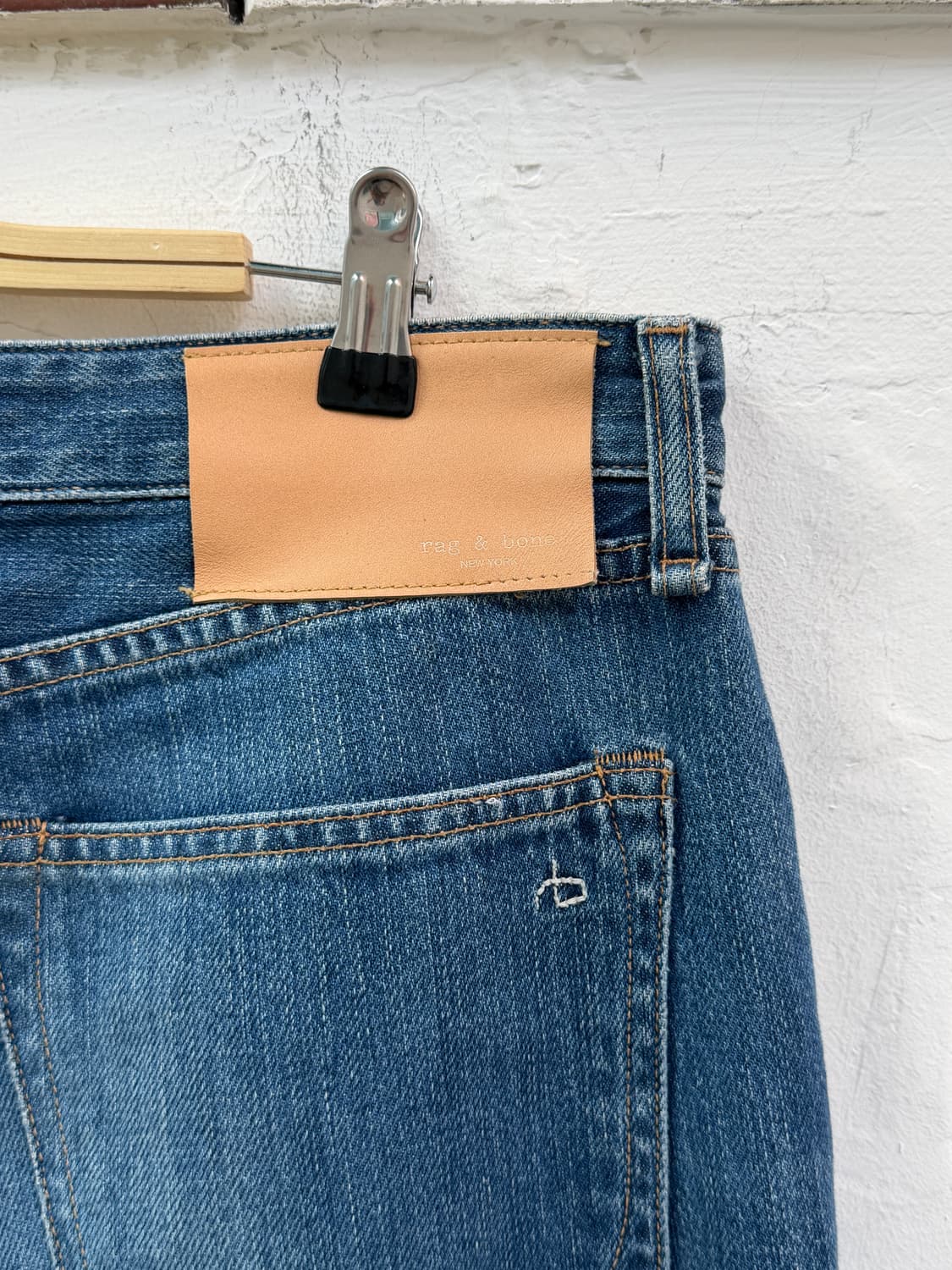 Rag&Bone 래그앤본 미디엄 인디고 워싱 데님팬츠 27 상품이미지9