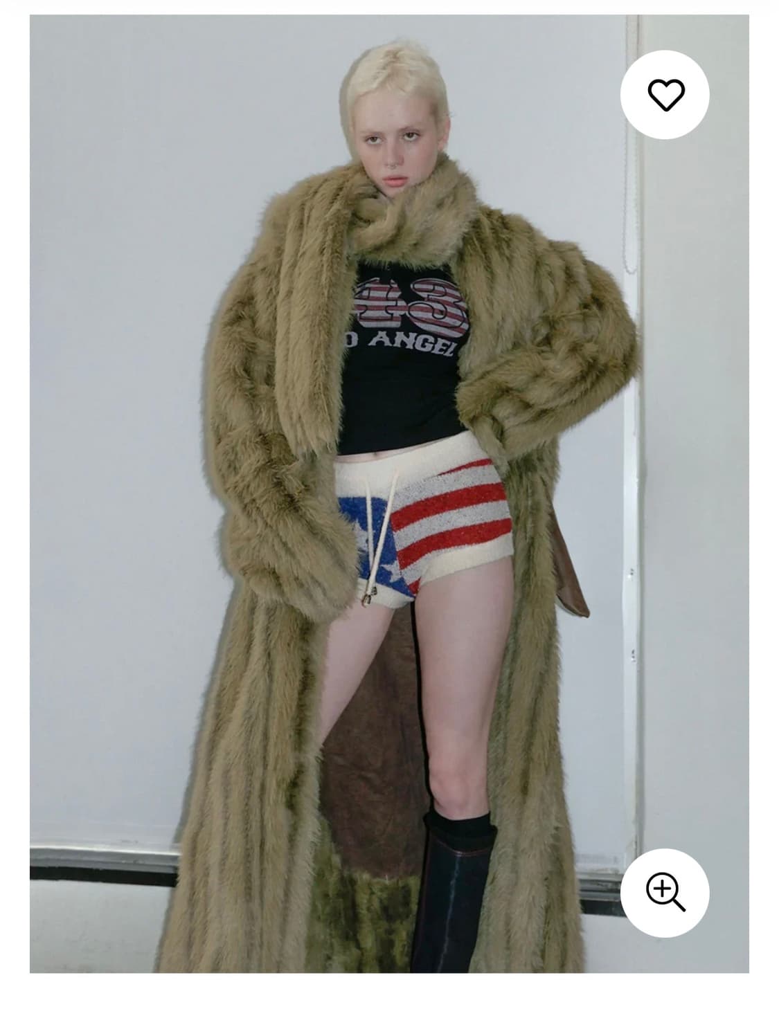 Sculptor Reversible Faux Mouton fur Coat 상품이미지5