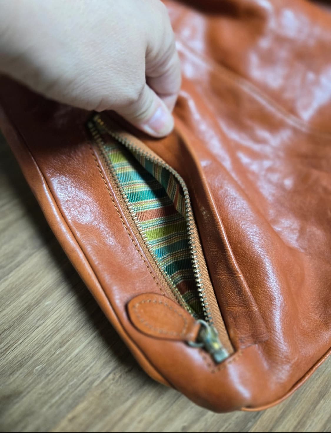 니콜 st. 질 - 가죽 토트백 [정품] 상품이미지6