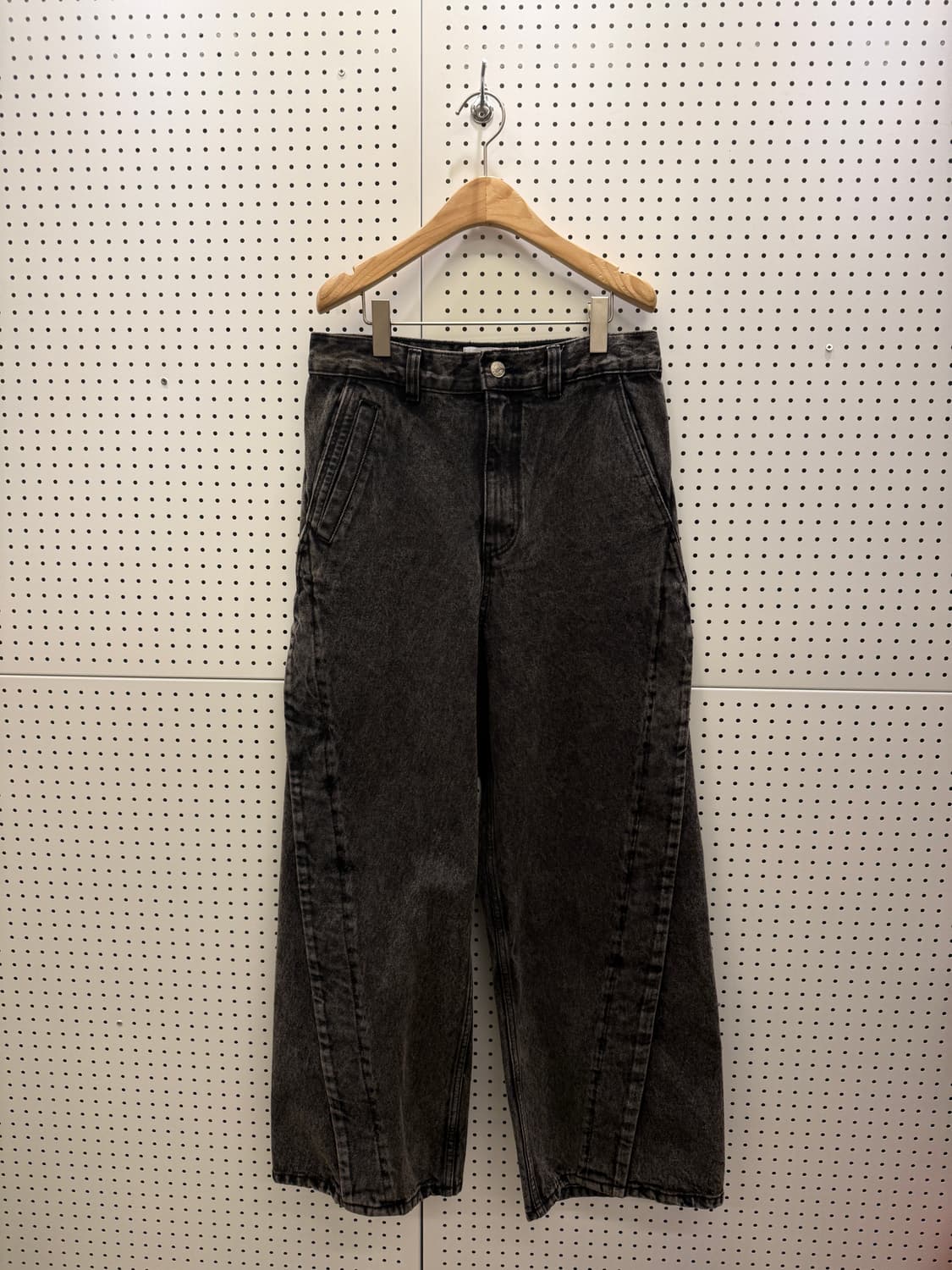 GRAILZ 워시드 블랙 데님 팬츠 U451 상품이미지3