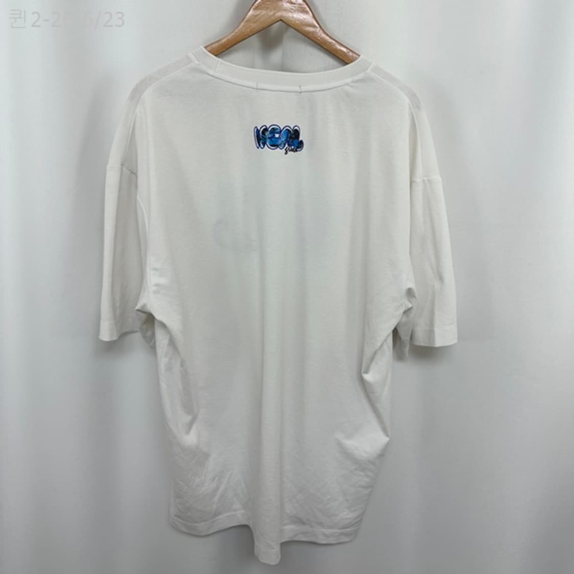 GARNET HOMME 남자 스판 반팔티 화이트 105 상품이미지8