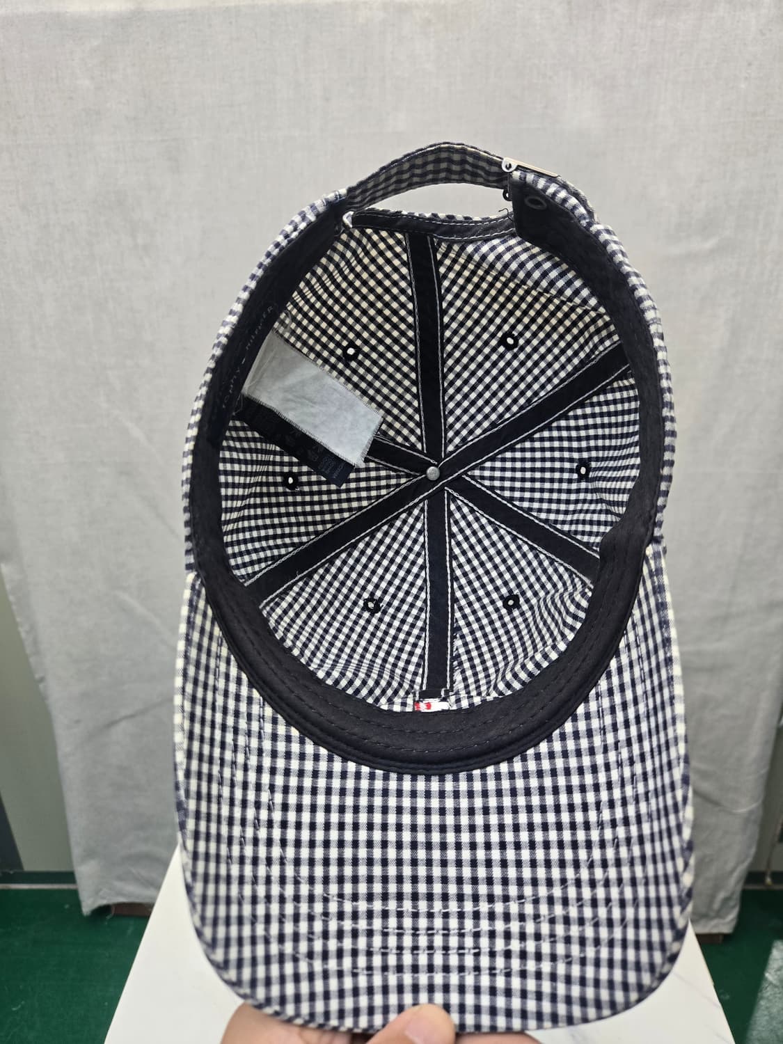 타미힐피거 깅엄체크 볼캡 상품이미지5