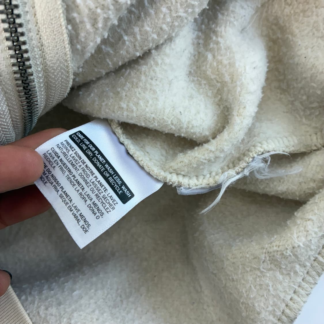 Levi's  리바이스 스펠아웃 크림 후드집업  상품이미지6