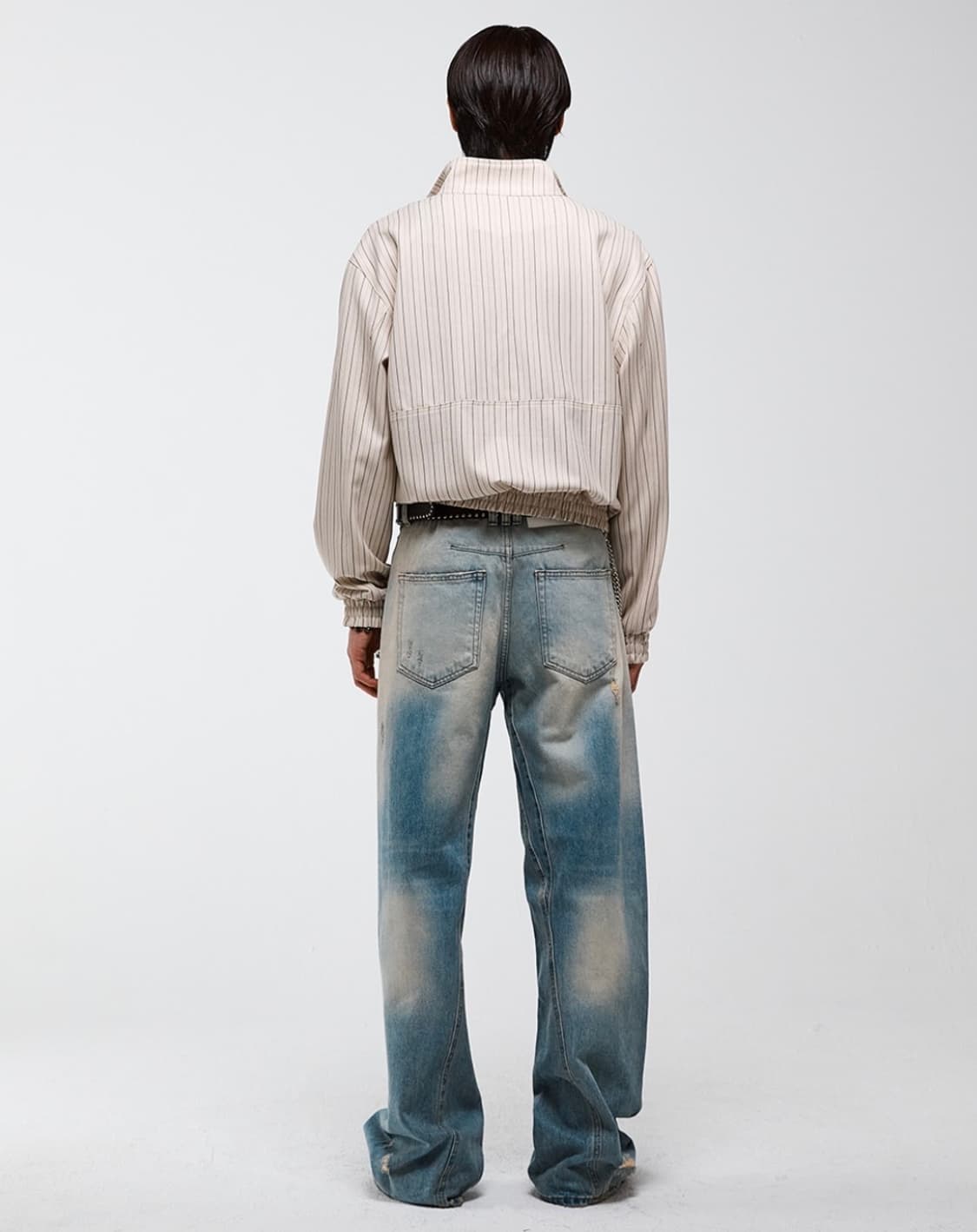 (1) HALEINE 트랙 자켓 - 크림 상품이미지4