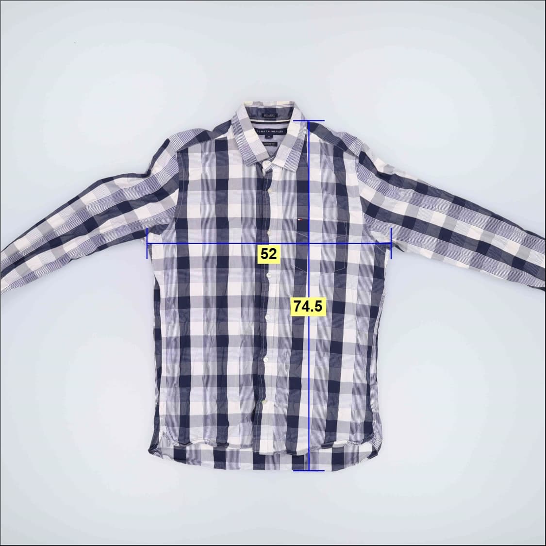 S/P 타미힐피거 커스텀핏 체크셔츠 0219H1 상품이미지5