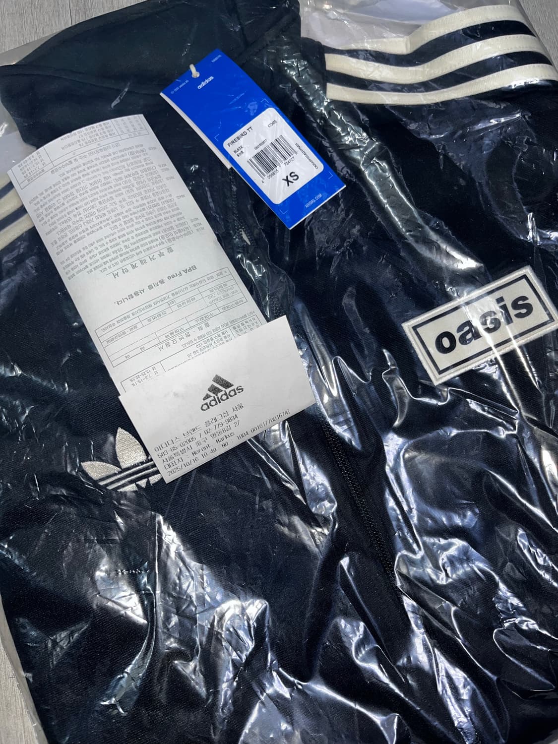 아디다스 오아시스 트랙탑 블랙 xs 정가양도 상품이미지1