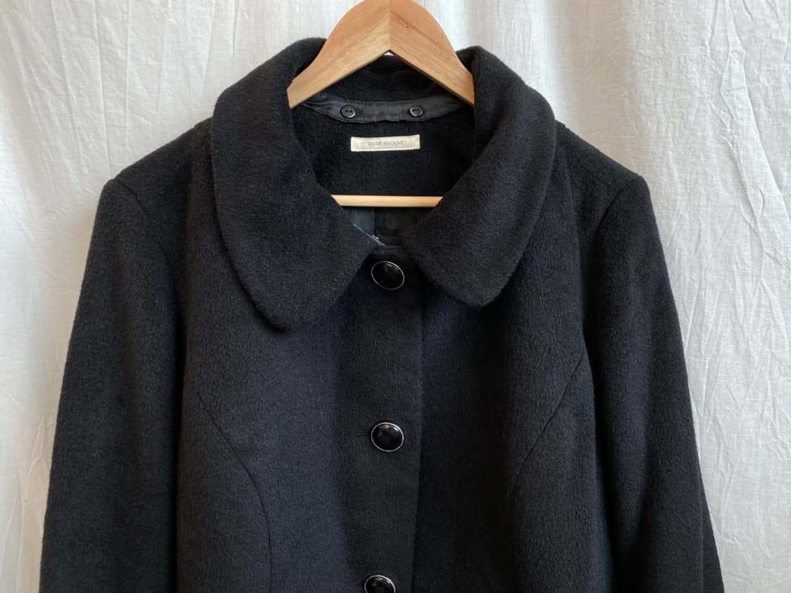 OLIVE DES OLIVE 블랙카라코트(XL) 상품이미지5