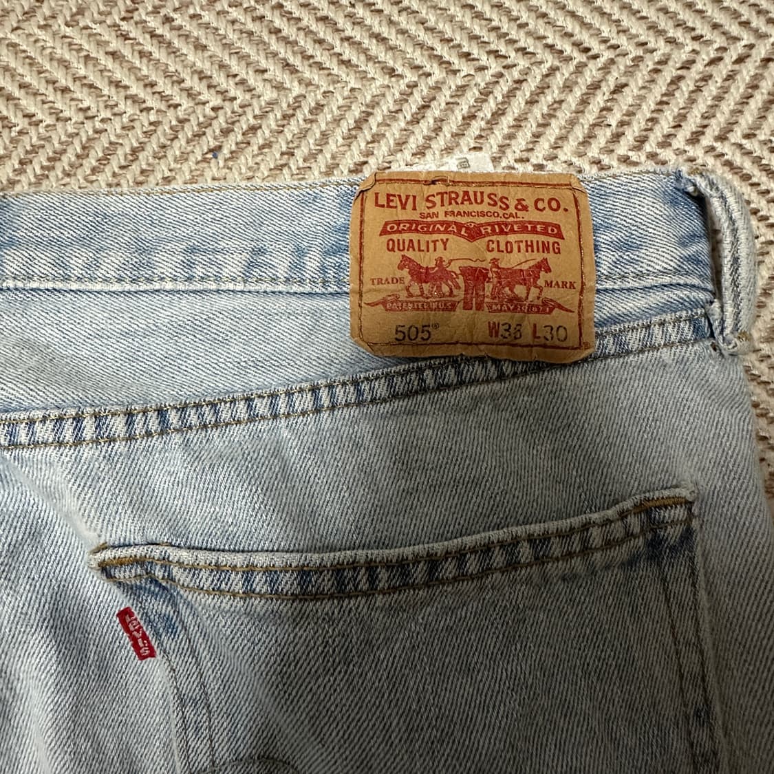 LEVI'S 505 vintage denim pants 상품이미지3