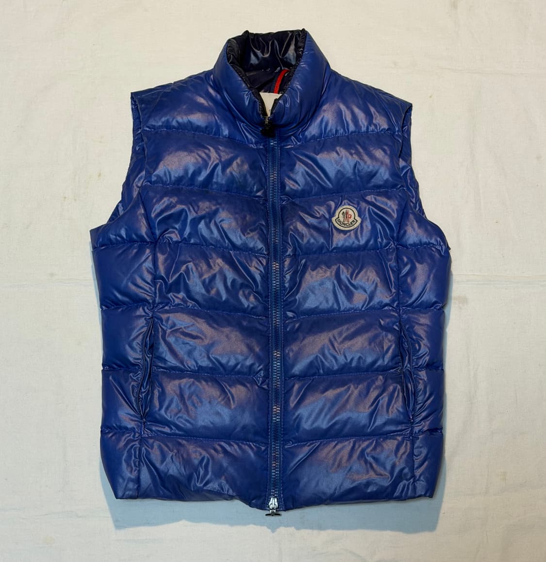 몽클레어 가니 덕다운 패딩조끼 베스트 블루 상품이미지1