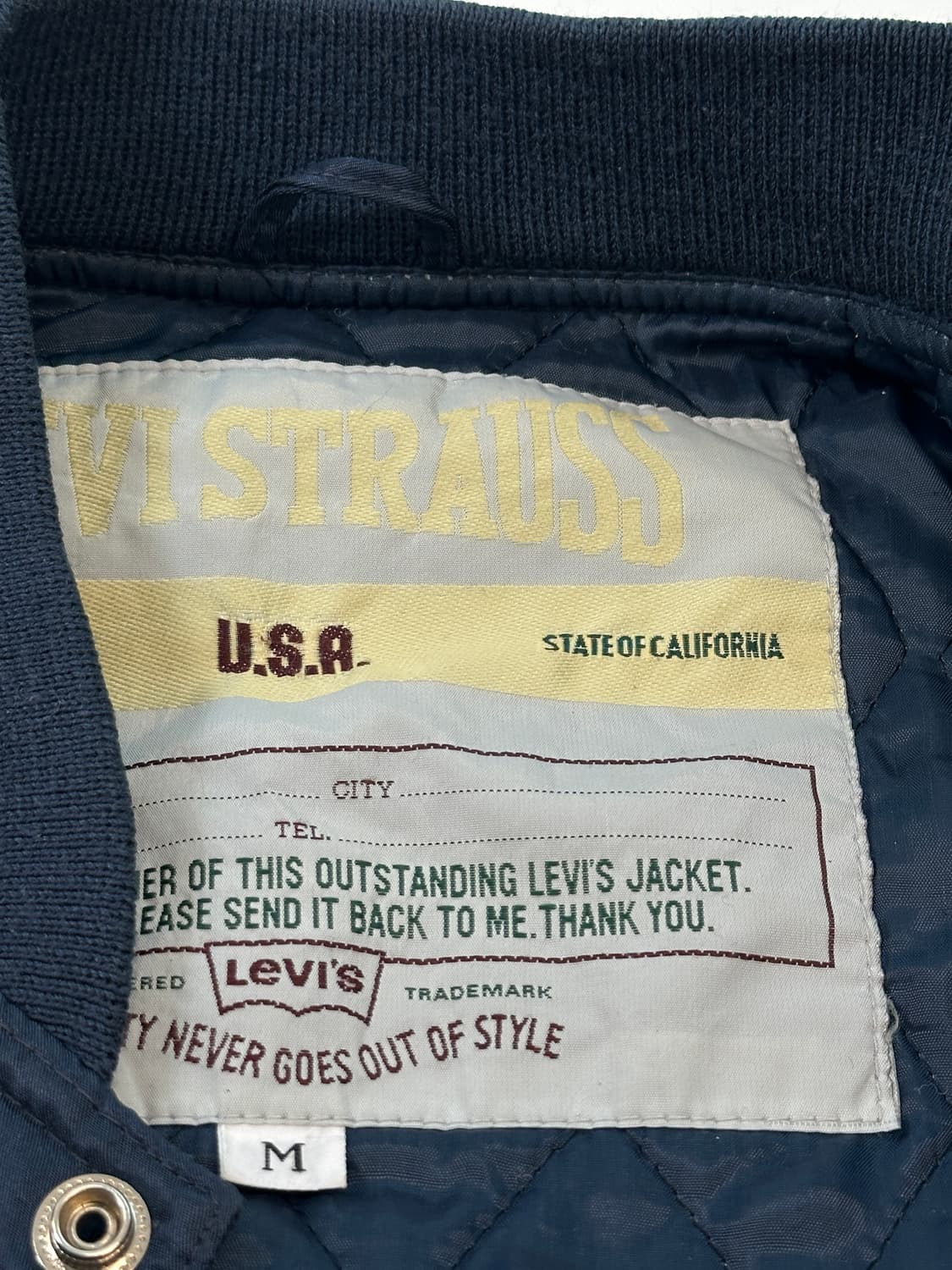 리바이스 올드스쿨 스타장 M(네이비 상품이미지5