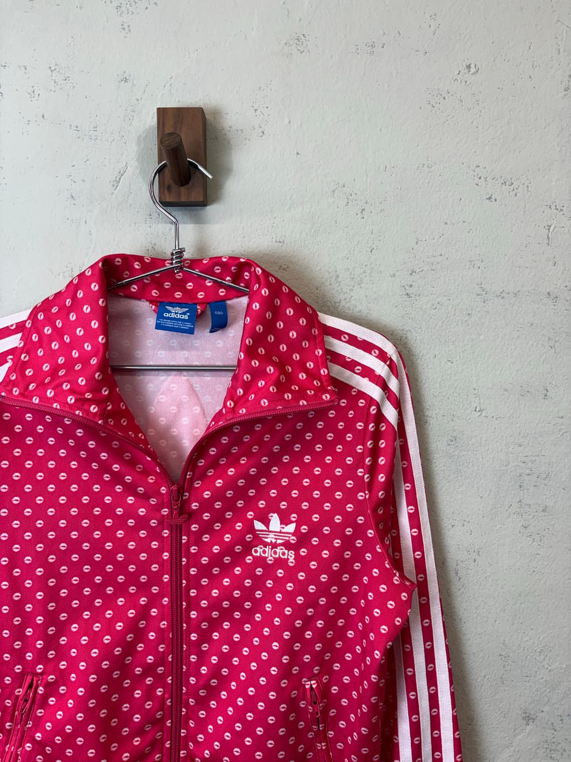 아디다스 빈티지 립패턴 파이어버드 트랙탑 져지 상품이미지3