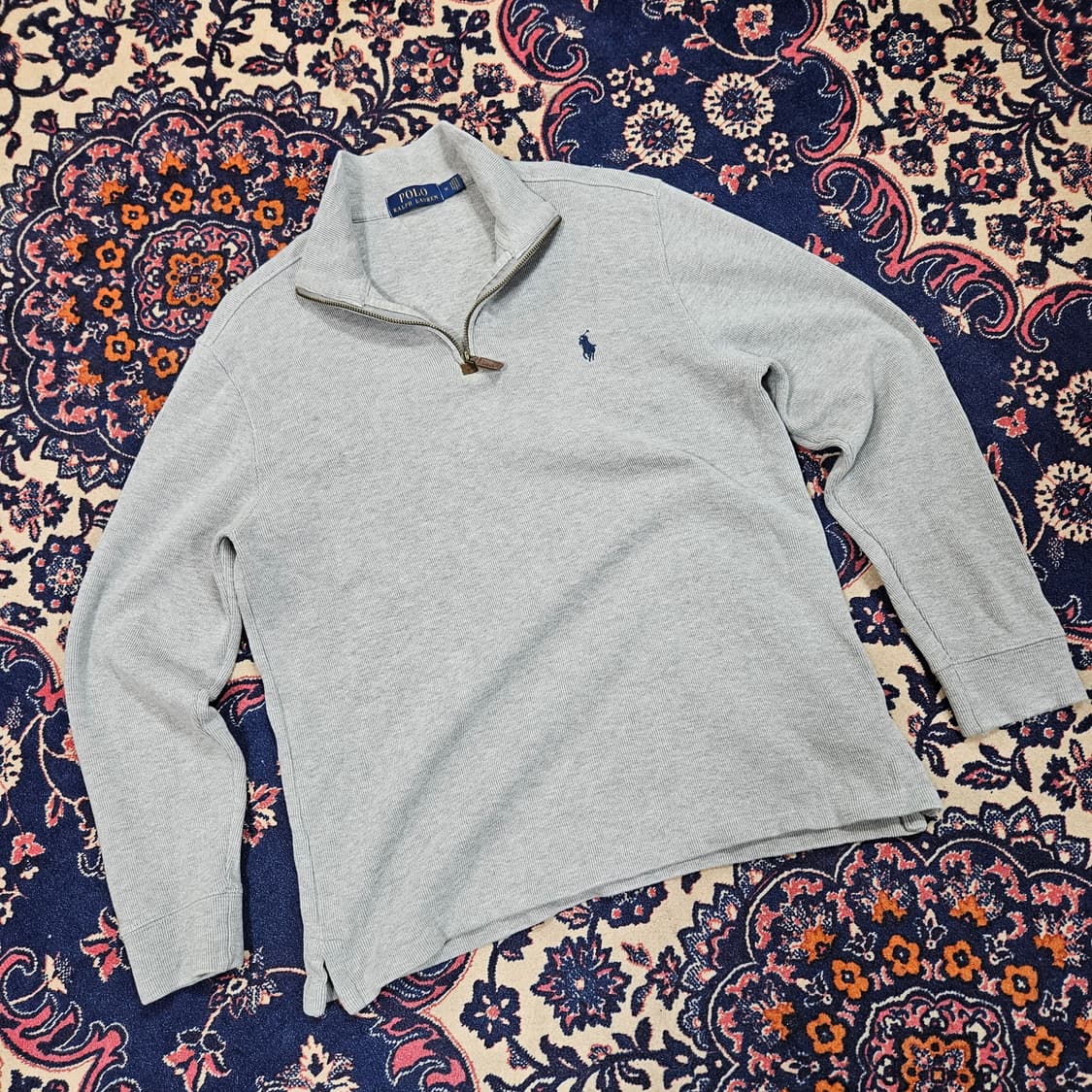폴로랄프로렌 하프 반집업 니트 M size 상품이미지2