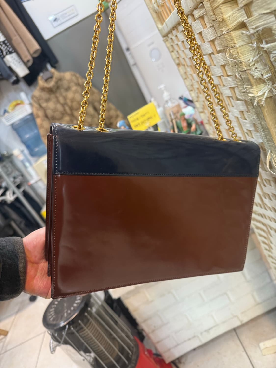 정품 셀린느 멀티컬러 체인 숄더백 팝니다 상품이미지4