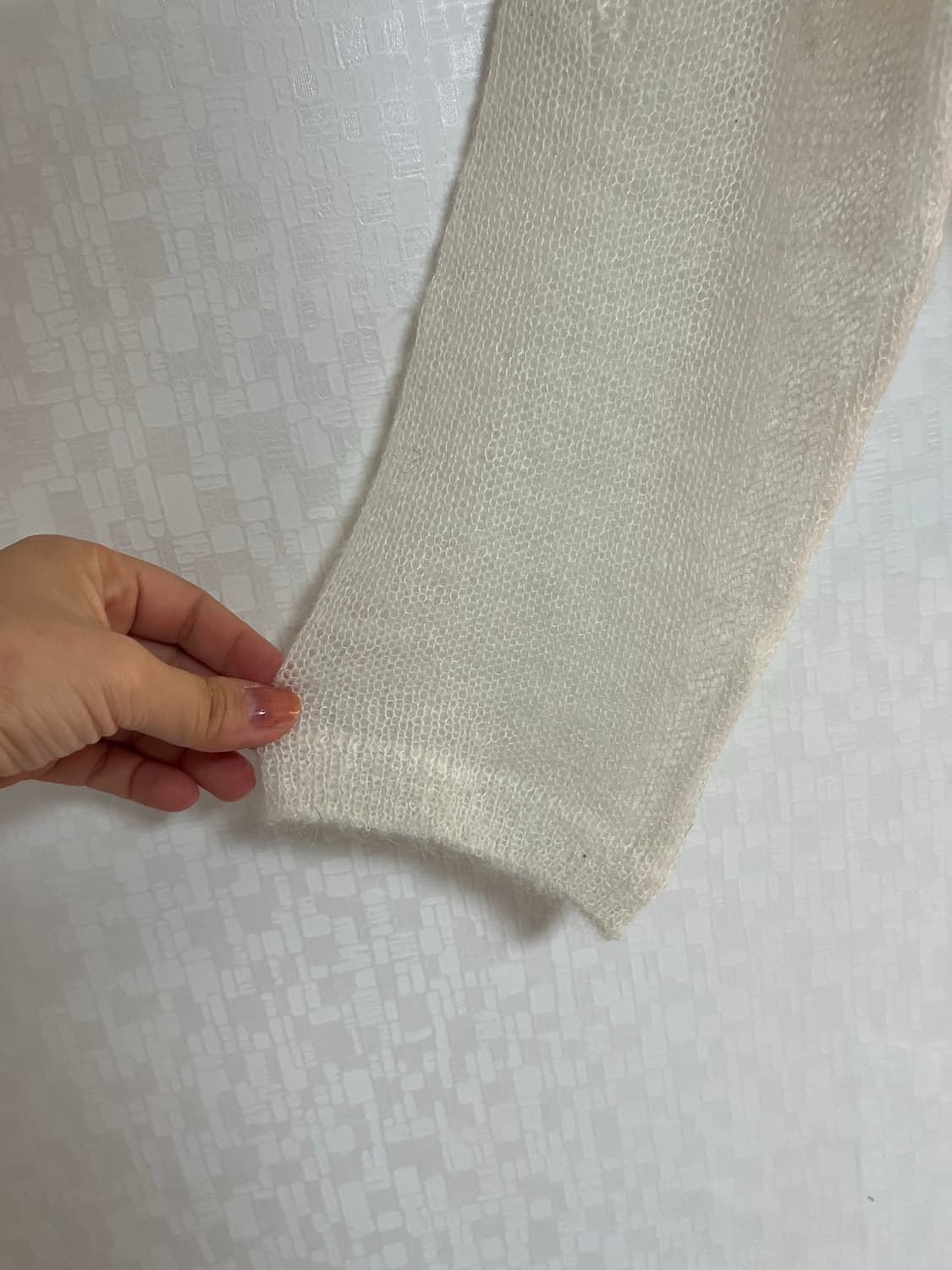 Gyeong 경 모헤어 별 니트 mohair star knit 상품이미지5