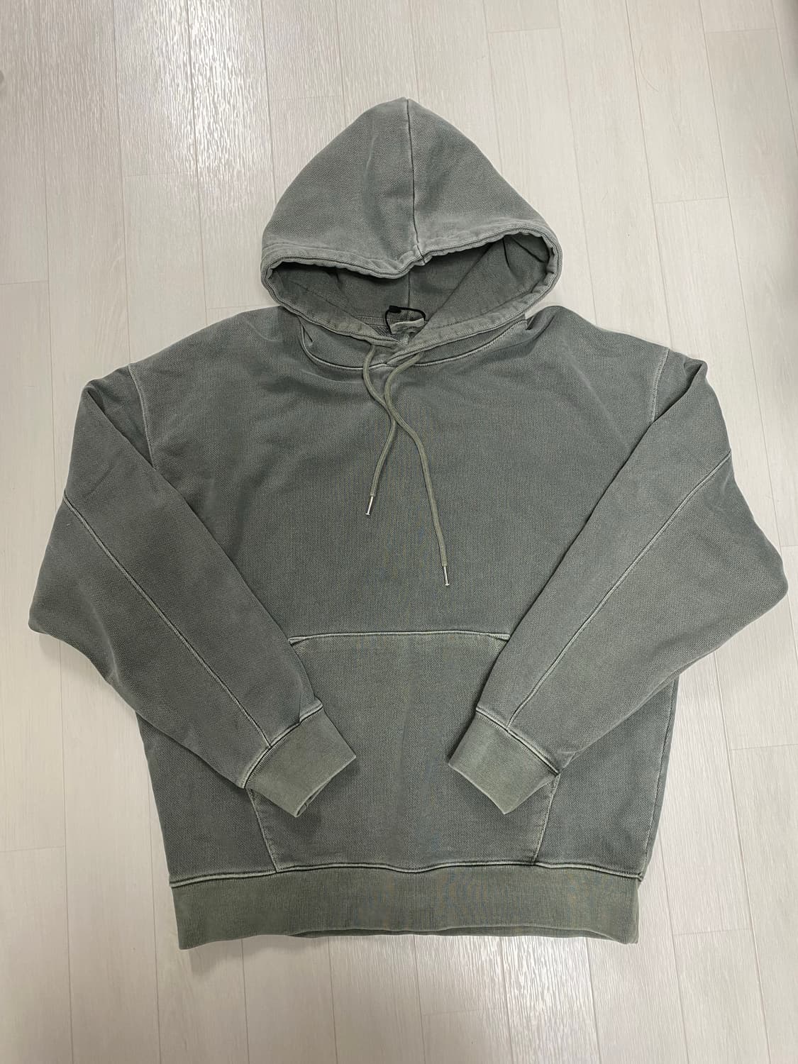 soverment 소버먼트 피그먼트 후드 카키(size L) 상품이미지1