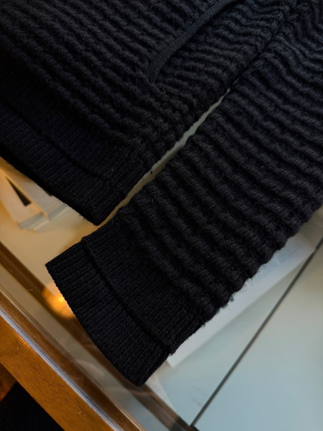 띠어리 숄칼라 가디건 100 상품이미지9