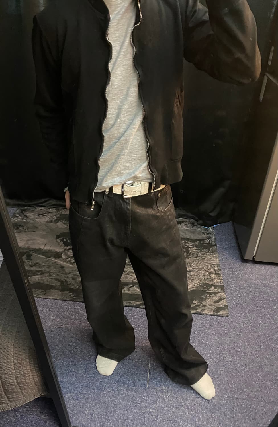 꼼데가르송 옴므 플러스 애버그린 폴리축융 집업 상품이미지1