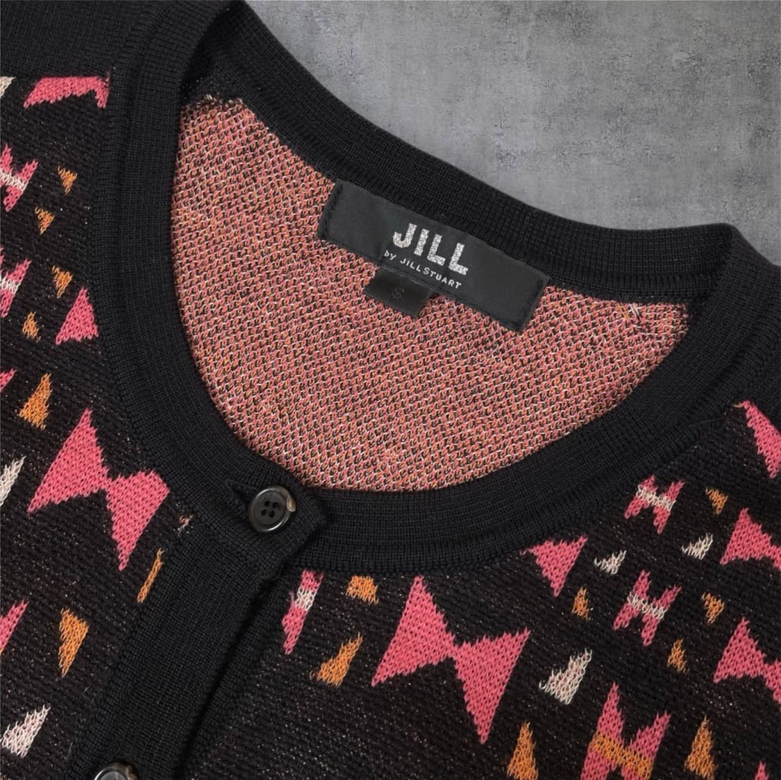 질바이질스튜어트 블랙 패턴 니트 원피스 S 상품이미지2