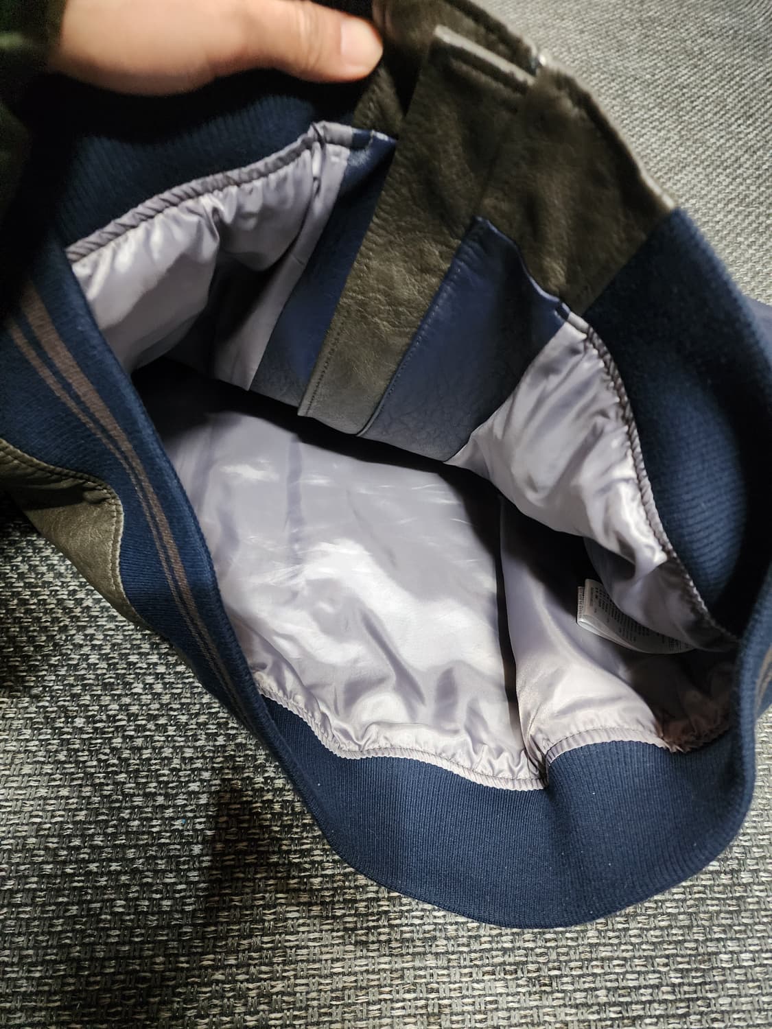 인스턴트펑크 레더 블루종 자켓 상품이미지3