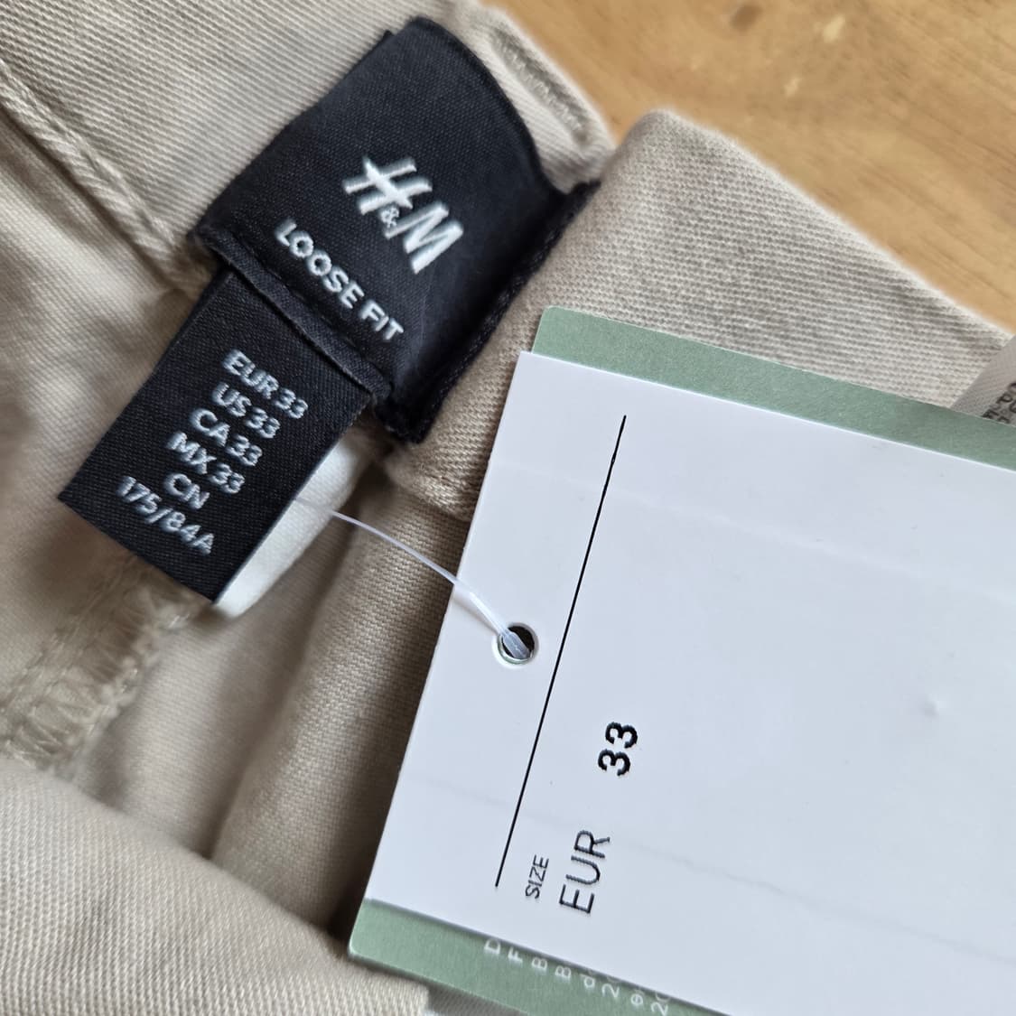 33 새상품 H&M 반바지 에이치엔엠 HM팬츠 154 상품이미지3