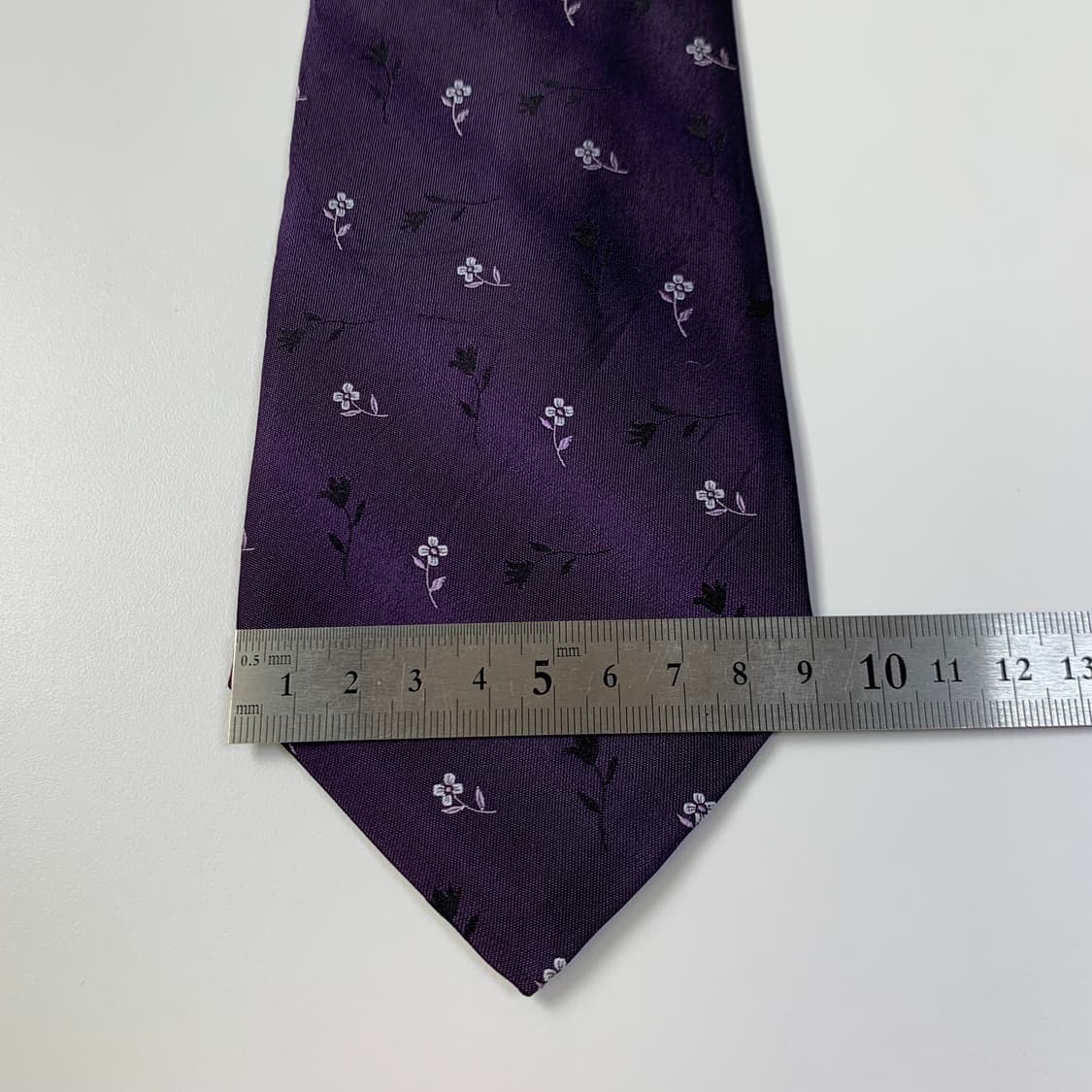 겐조(KENZO) 플라워 퍼플컬러 명품넥타이 100실크 A+등급 최상급 상품이미지10