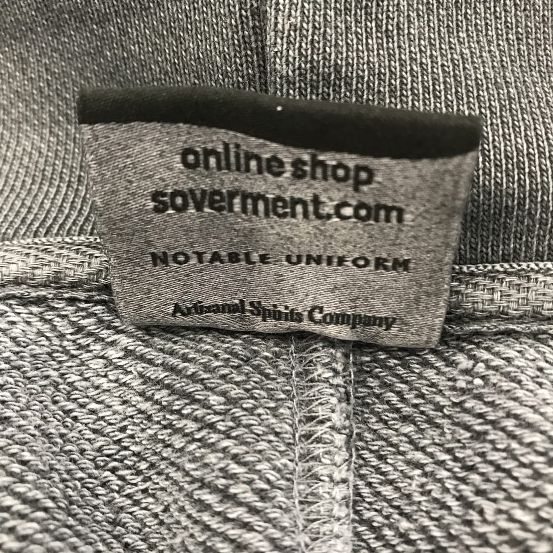 소버먼트 투웨이 피그먼트 후드집업 스톤네이비 [XL] 상품이미지6