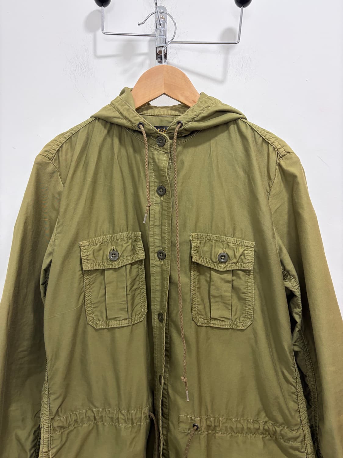 00s 오어슬로우 후드 모즈코트 밀리터리 코트 상품이미지7