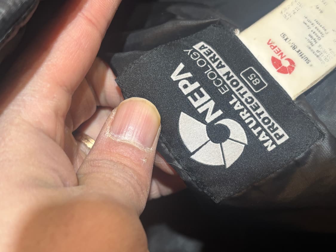 NEPA 네파 여성 구스다운 패딩 블랙 85 상품이미지7