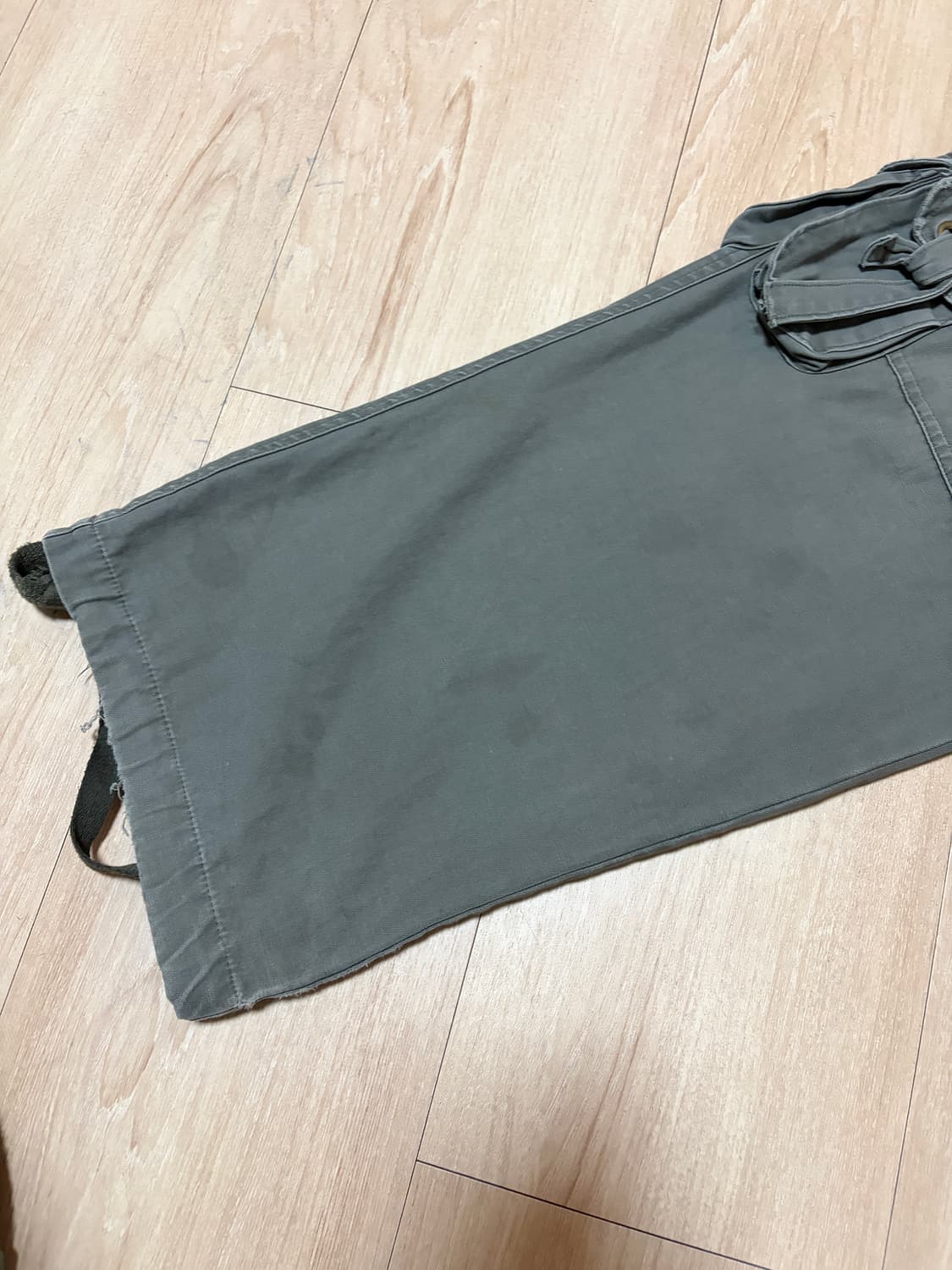 빈티지 본디지 카고 팬츠 그레이 상품이미지7