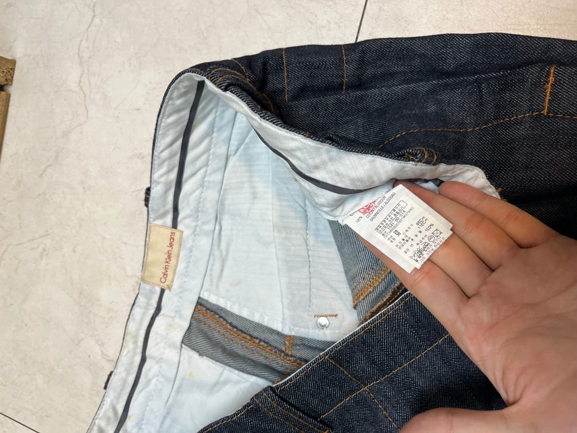  2005 캘빈클라인 와이드 스트레이트 스티치 데님 상품이미지5