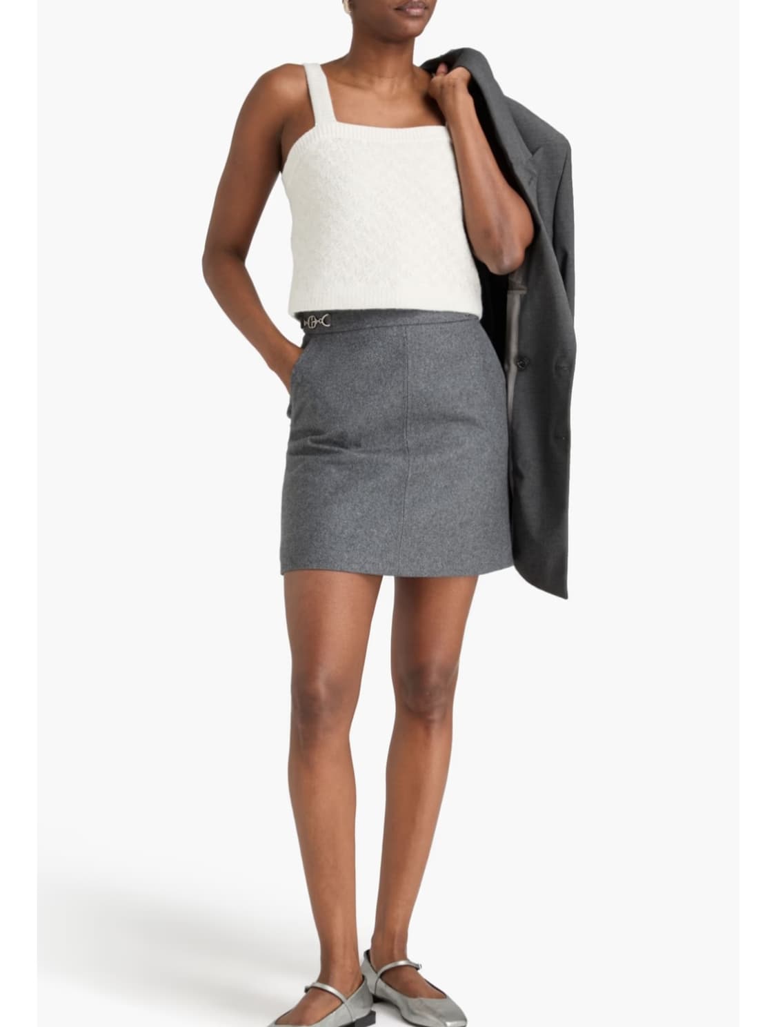 마쥬 트위드 니트 뷔스티에 상품이미지8