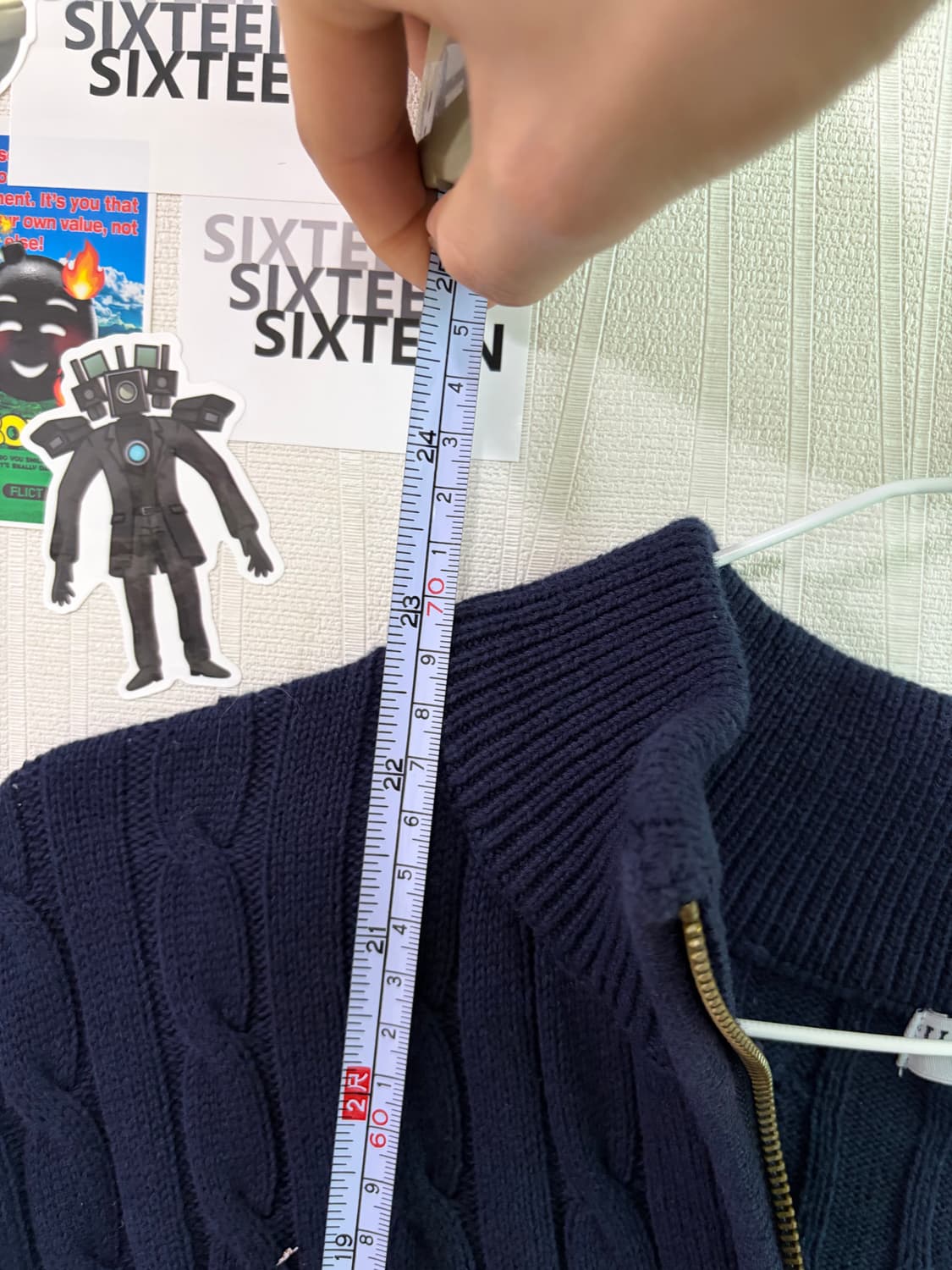 US 폴로 assn 꽈배기 반집업 니트 상품이미지6