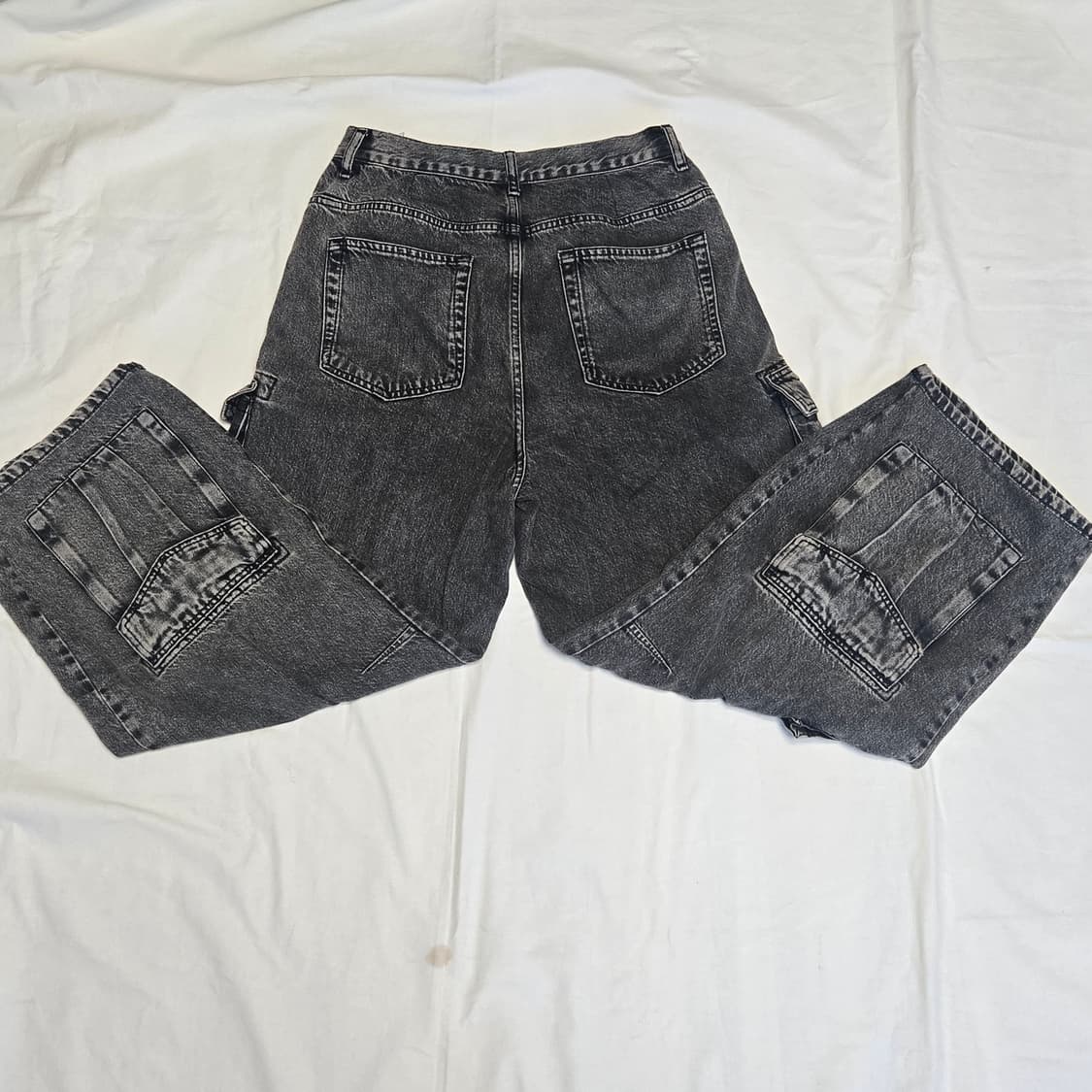 자라 유틸리티 카고 진 블랙 상품이미지3