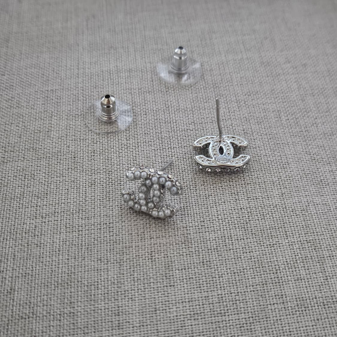 925 샤넬 빈티지 업사이클링 귀걸이 상품이미지5