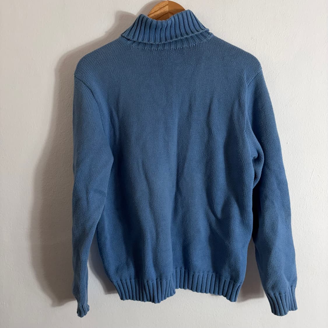 폴로 랄프로렌 블루 터틀넥 니트(XL) 상품이미지2