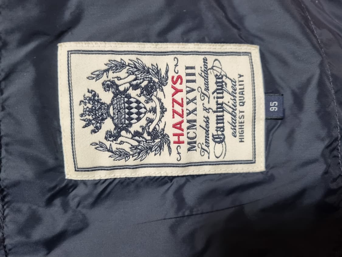 헤지스 다운 패딩안감 하프코트 남성 95 상품이미지4